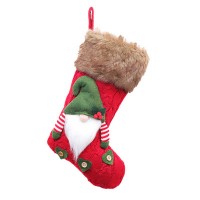 Amazon Hot Sales Home Decoration Christmas Decoration Stocking Gift Christmas Socks