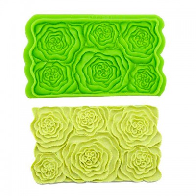 2019 New Custom three-dimensional rose peony flower cake Mould silicone fondant mold cake decoration tools