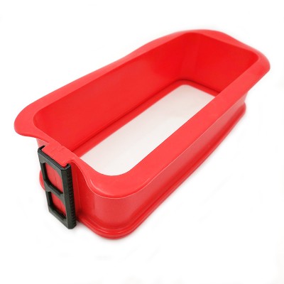 2019 Rectangular Silicone Springform Pan With Tempered Glass Base cake decoration mould