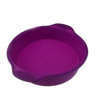 Himi Oversized silicone Wavy pattern decoration cake mould,round shape baking mould