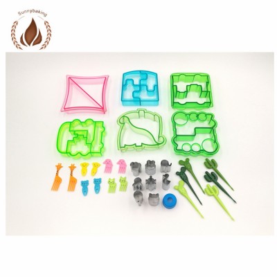 2019 Sandwich cutter Vegetable cutter Fruit fork Children's  Boy sandwich cutter set