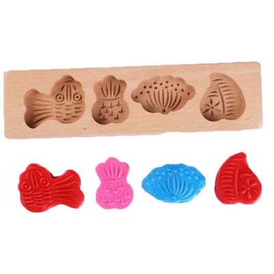 2019 new Wooden custom-made cookie mold moon cake mold cake decoration