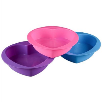 2019 Large heart shaped cake pan Silicone cake mould Silicone cake decoration mould