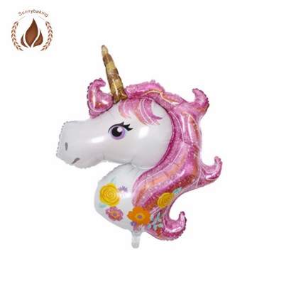 Unicorn decorative balloon foil balloon Christmas cake decoration tools