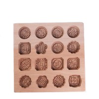 2019 new Wooden moon cake mould Moon Cake Wood Mould cake decoration