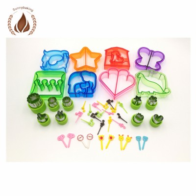 2019 Girl sandwich cutter set sandwich cookie cutter set