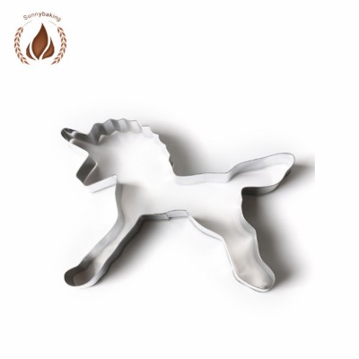 2019 Unicorn series stainless steel sandwich cookie cutter set