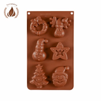 New in 2018 Santa Claus Christmas Tree cake mould cake decoration